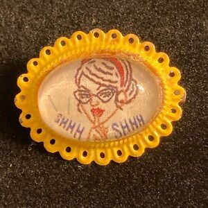 Handmade Vintage Y2K Librarian Brooch/Pin